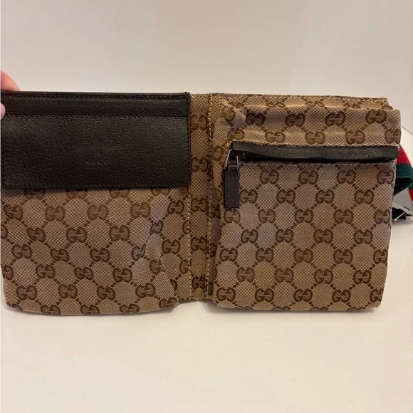 Gucci Beige and Brown GG Belt Bag - Picture 9 of 15